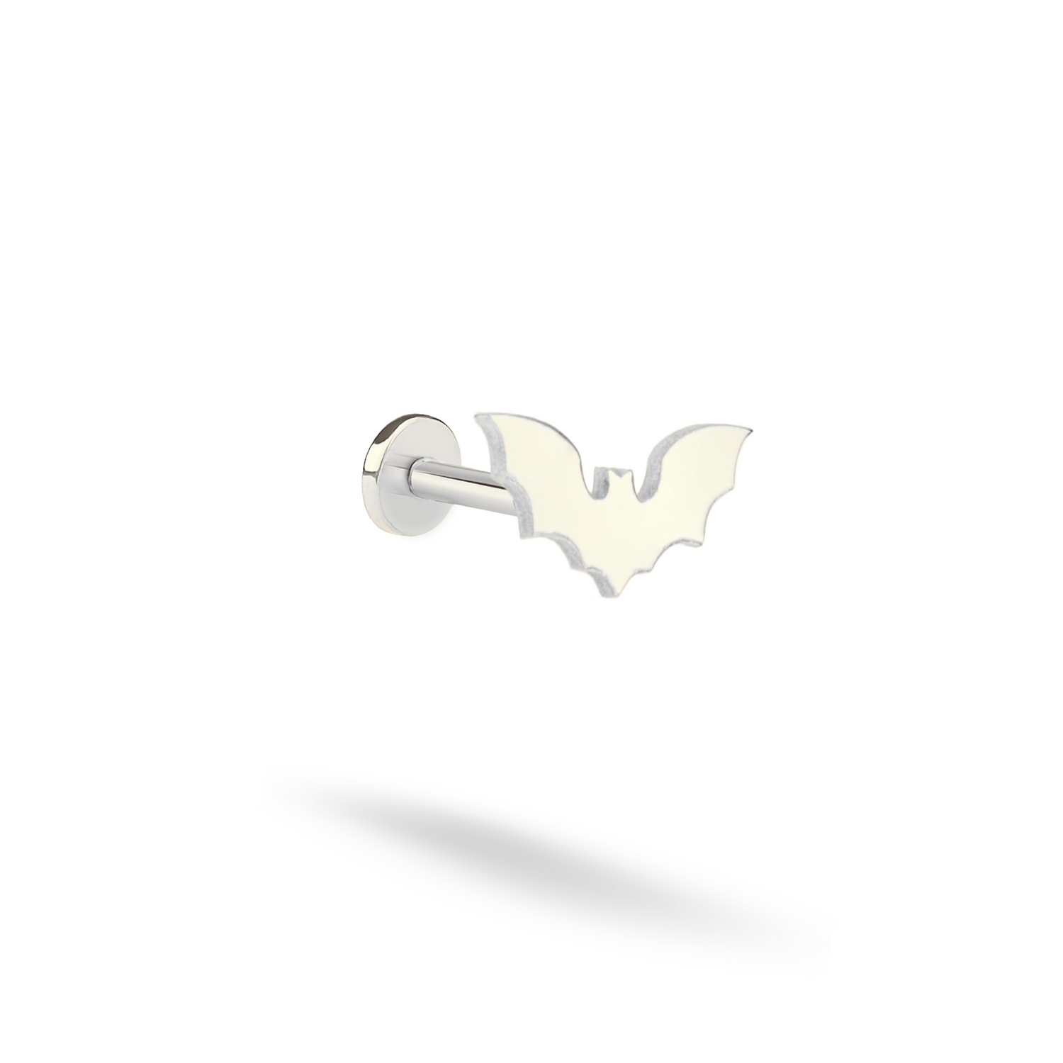 Bat Flatback Ear Piercing 14K Gold