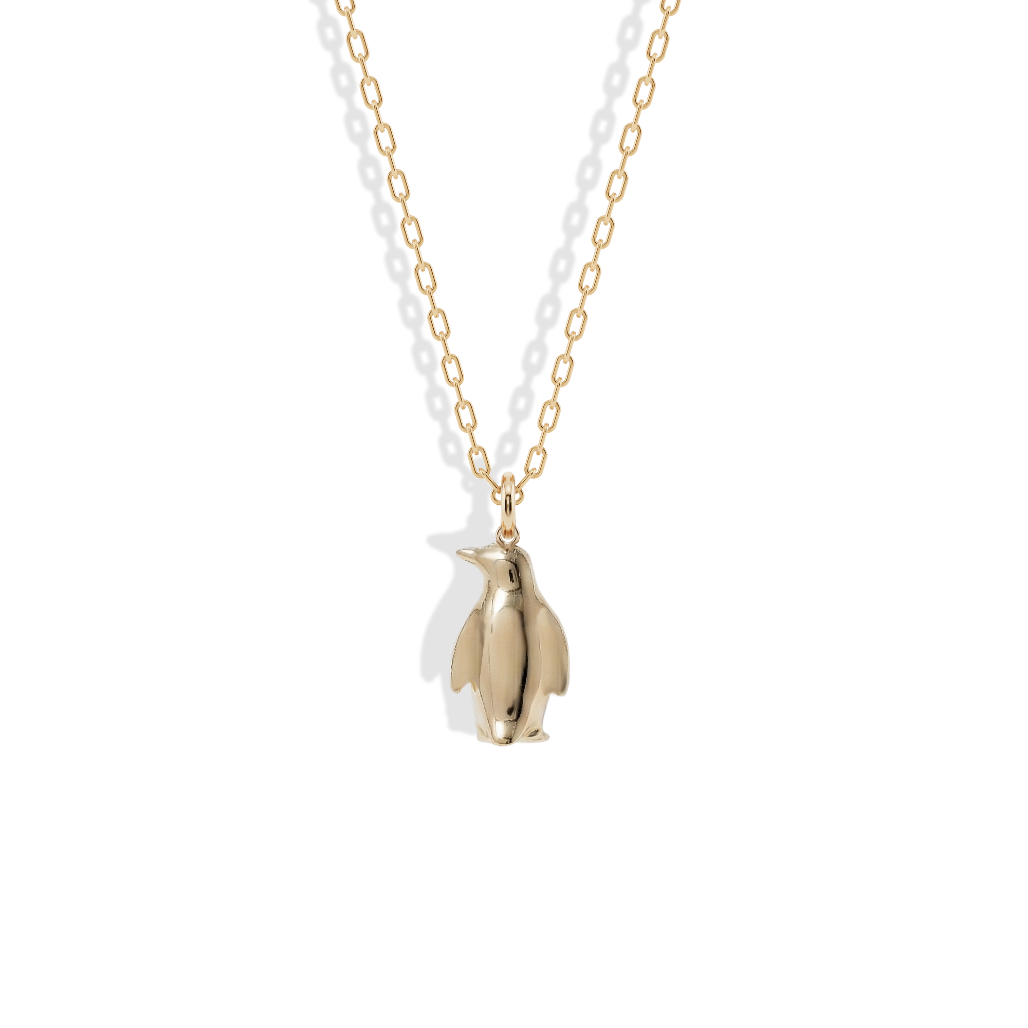 Inspired by the internet’s iconic penguin, this necklace symbolizes quiet rebellion, absurd humor, and choosing your own path without needing answers.