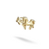 Carousel Horse Flatback Ear Piercing 14K Gold