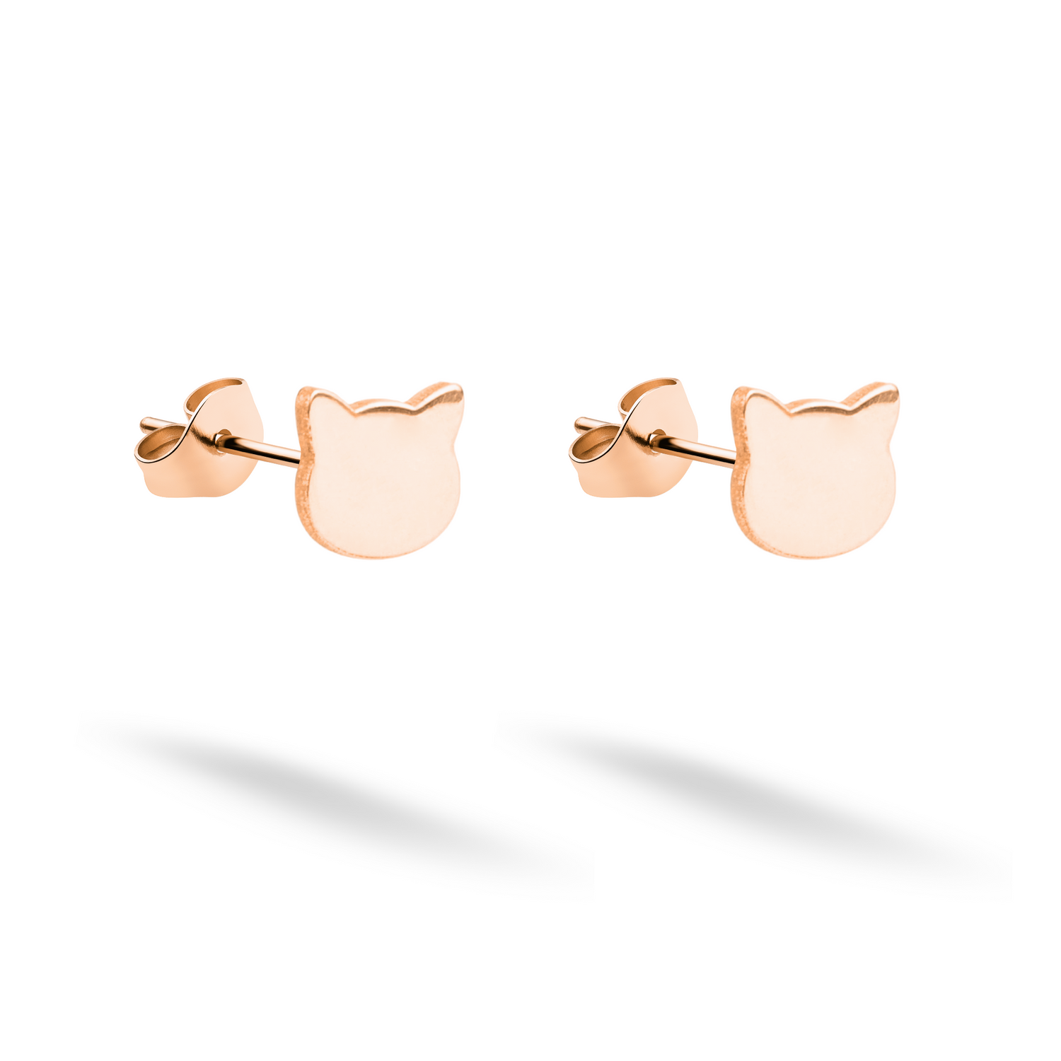 Cat Earrings 14K Gold