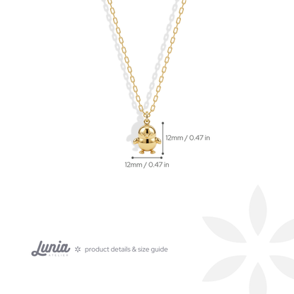 Chick Pendant Necklace 14K Gold / Silver
