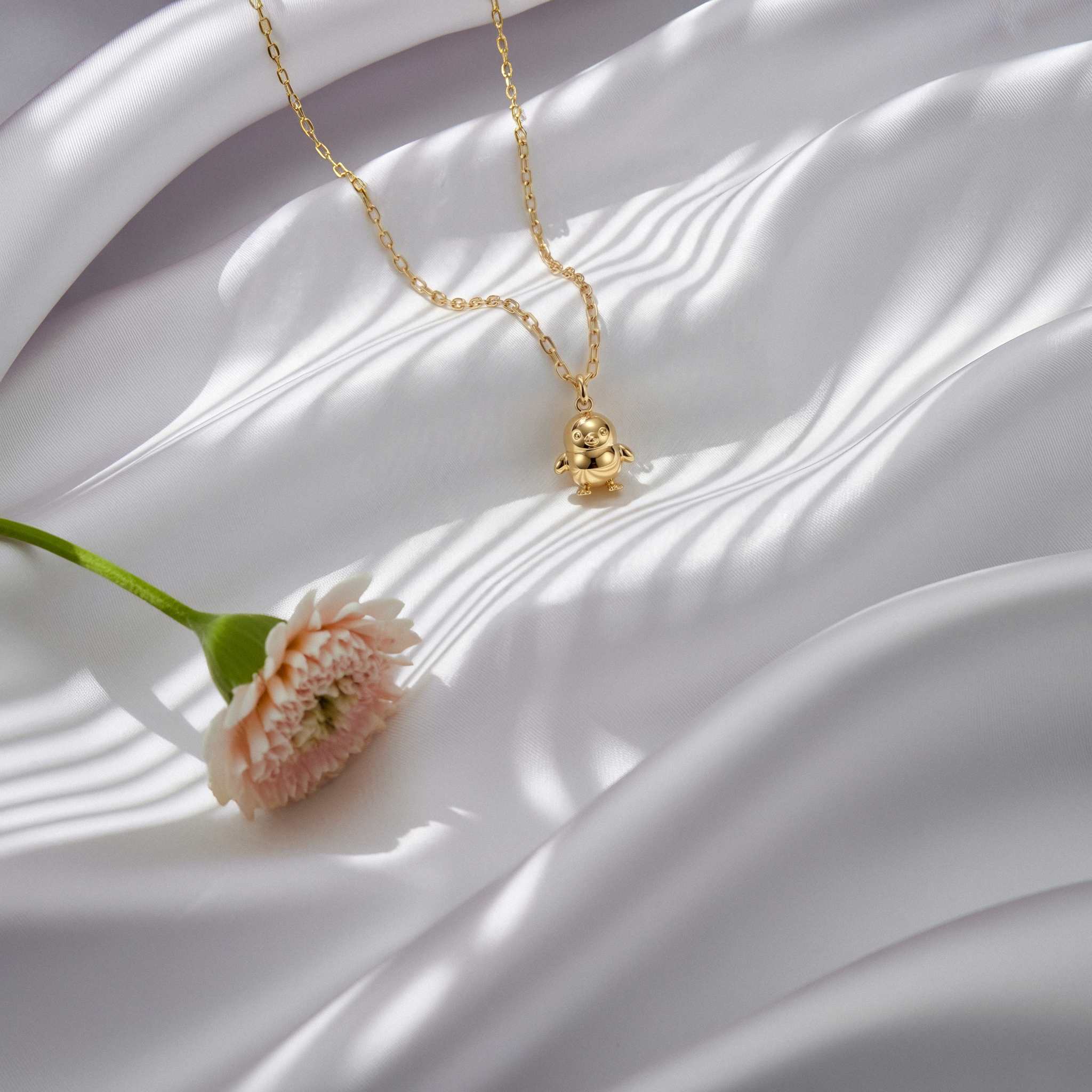 Chick Pendant Necklace 14K Gold / Silver