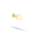 Cloud Flatback Ear Piercing 14K Gold