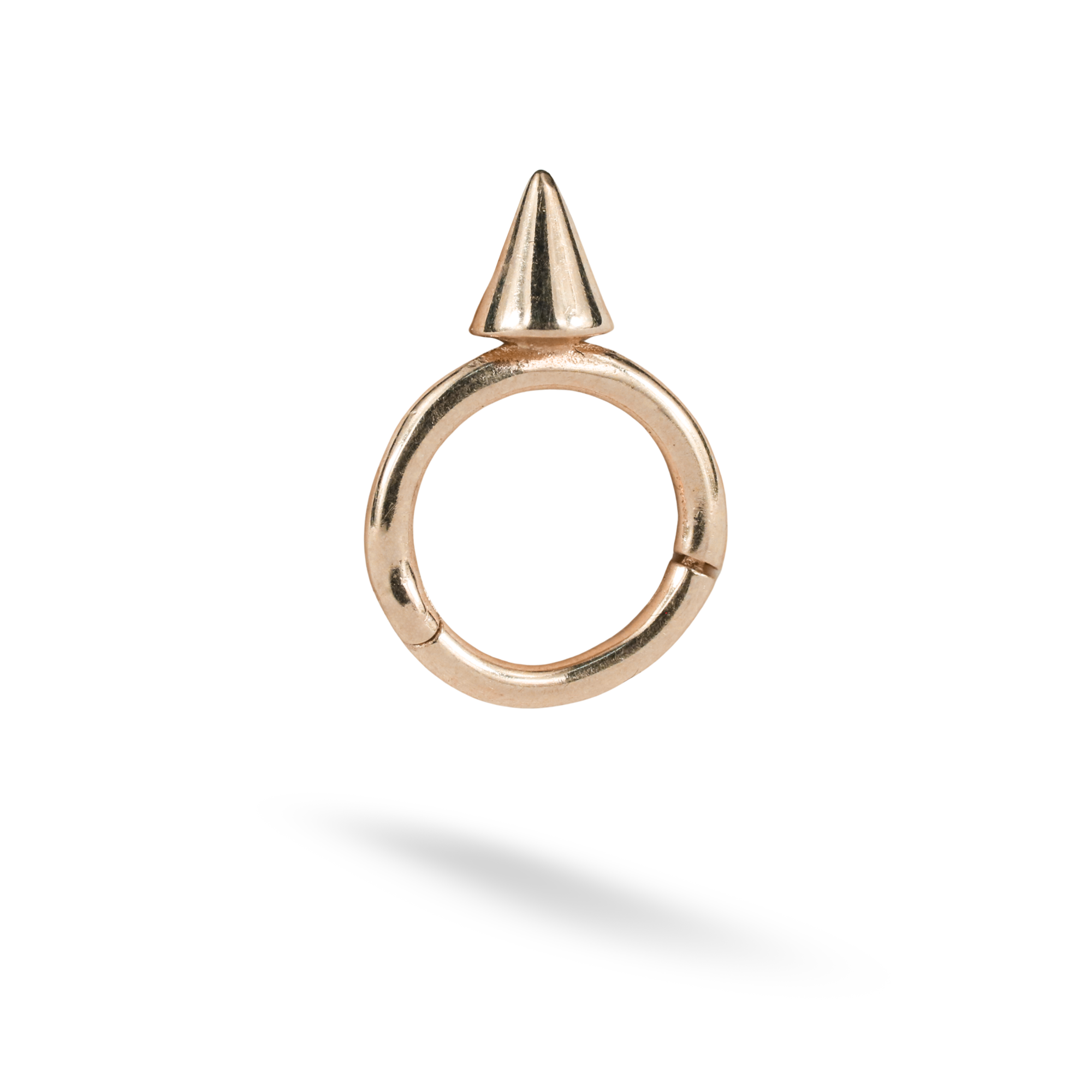 Cone Hoop Ear Piercing 14K Gold