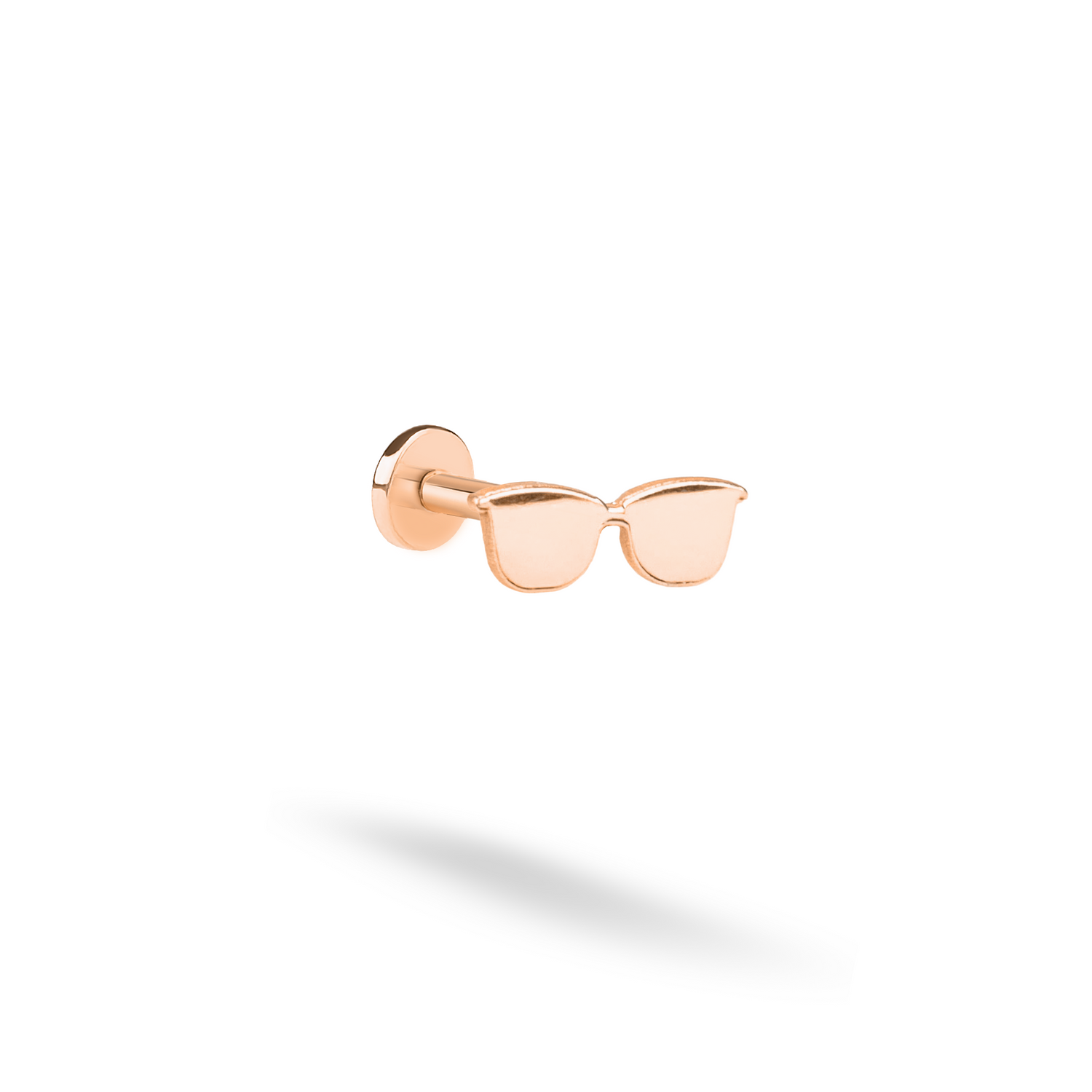 Cool Sunglasses Flatback Ear Piercing 14K Gold
