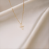 Diamond Cross Necklace in 14K Gold