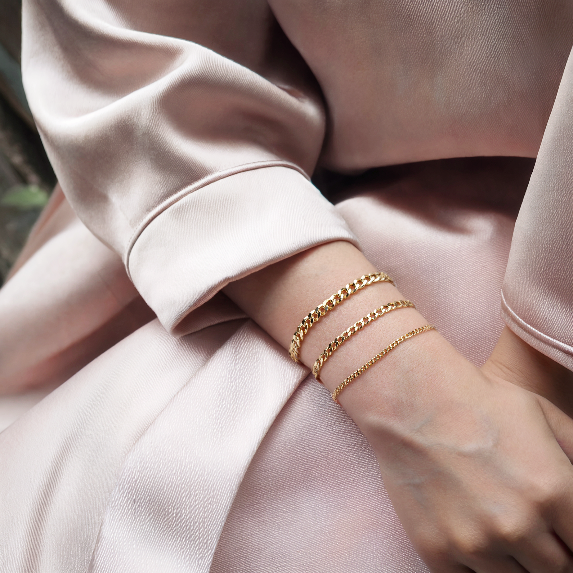 Cuban Link Chain Bracelet 14K Gold