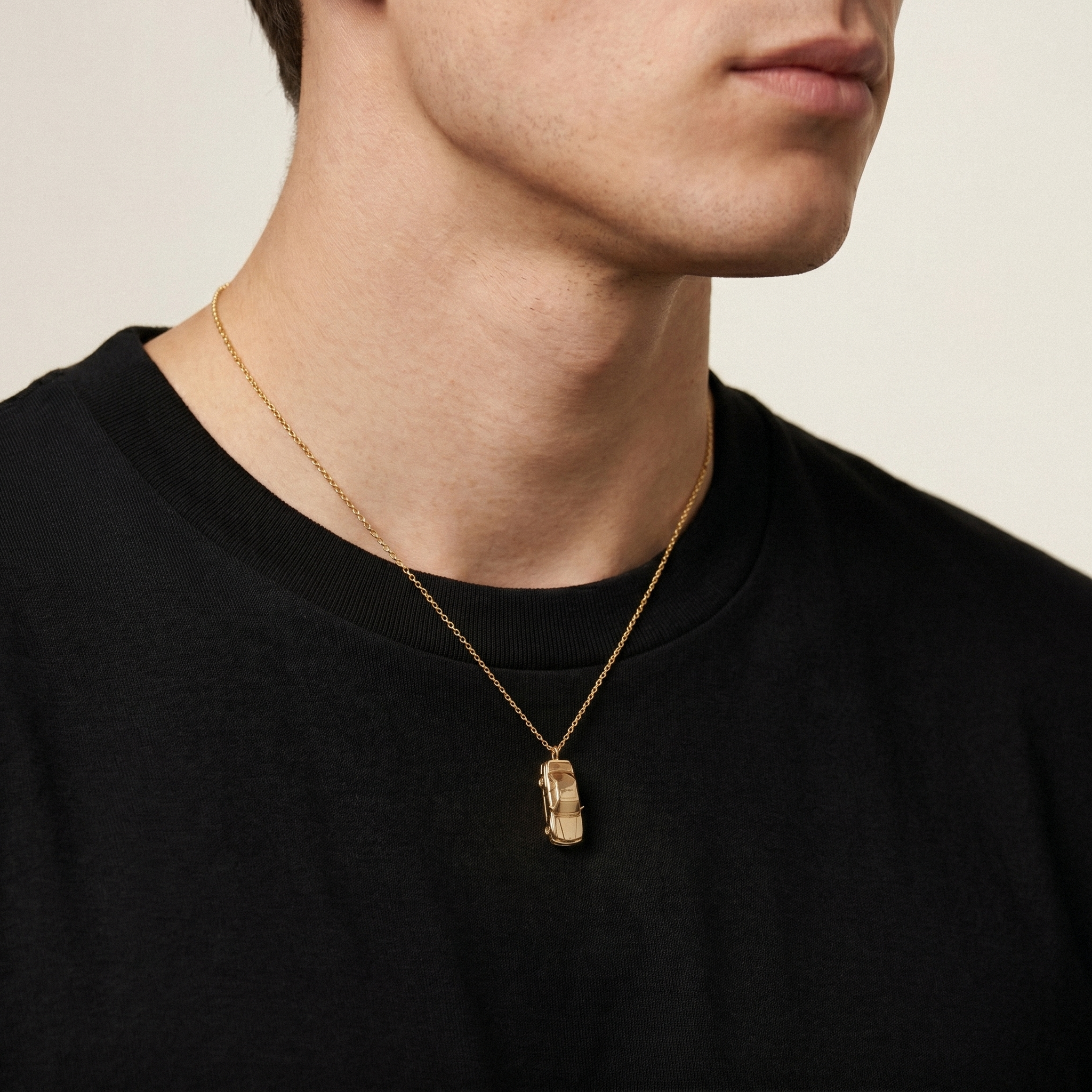 Custom Diecast Model Car Custom Necklace in 14K Gold or Silver. Hand Made Model Car Necklace with a personalized Auto Automobile Pendant design.