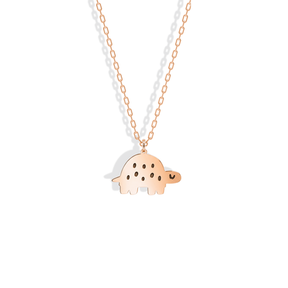 Cute Turtle Pendant Necklace 14K Gold / Silver