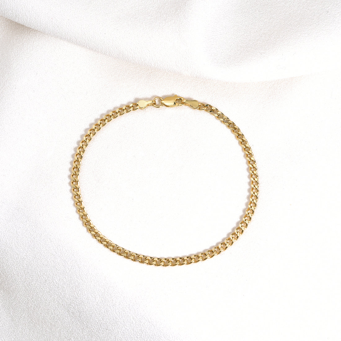 Designer Chain Bracelet 14K Gold