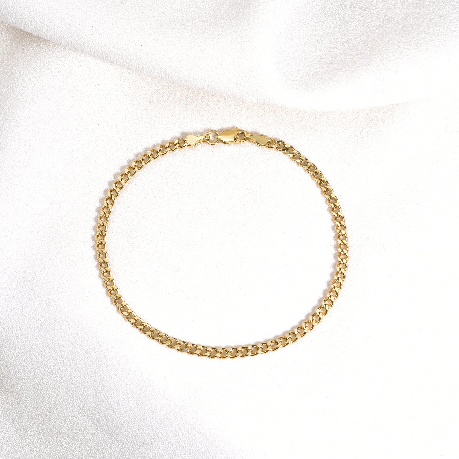 Designer Chain Bracelet 14K Gold