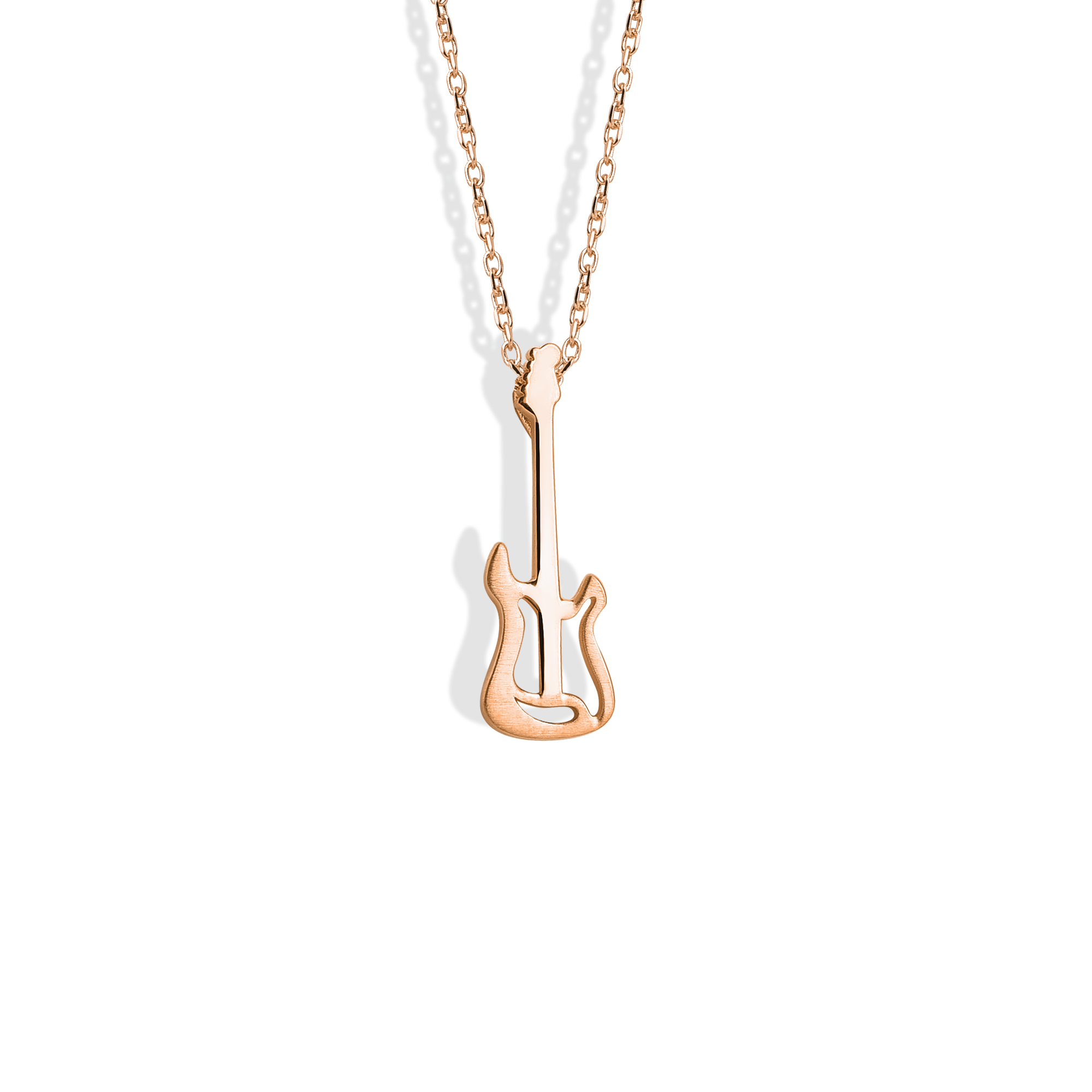 Electric Guitar Necklace 14K Gold / Silver