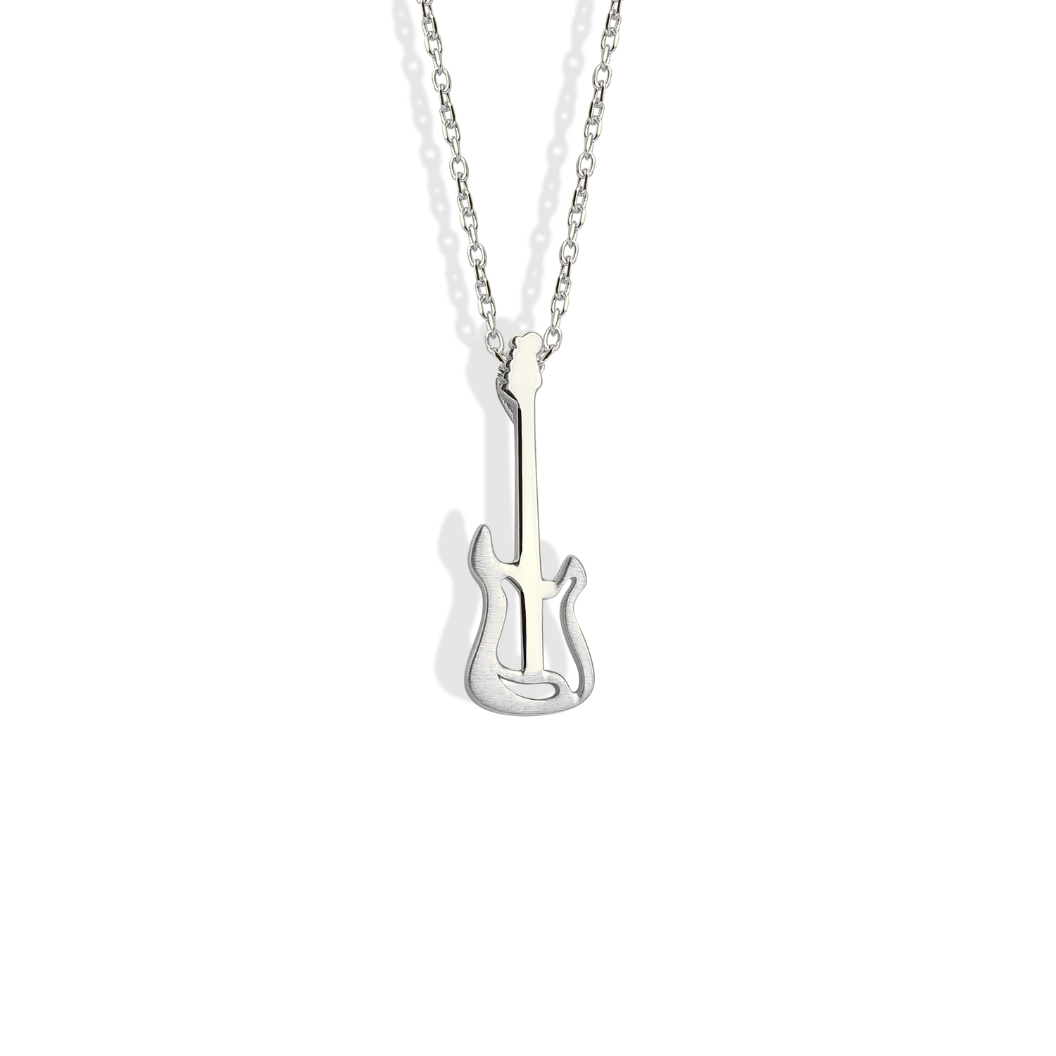 Electric Guitar Necklace 14K Gold / Silver