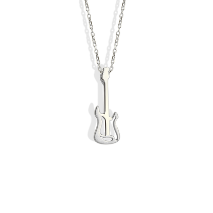 Electric Guitar Necklace 14K Gold / Silver