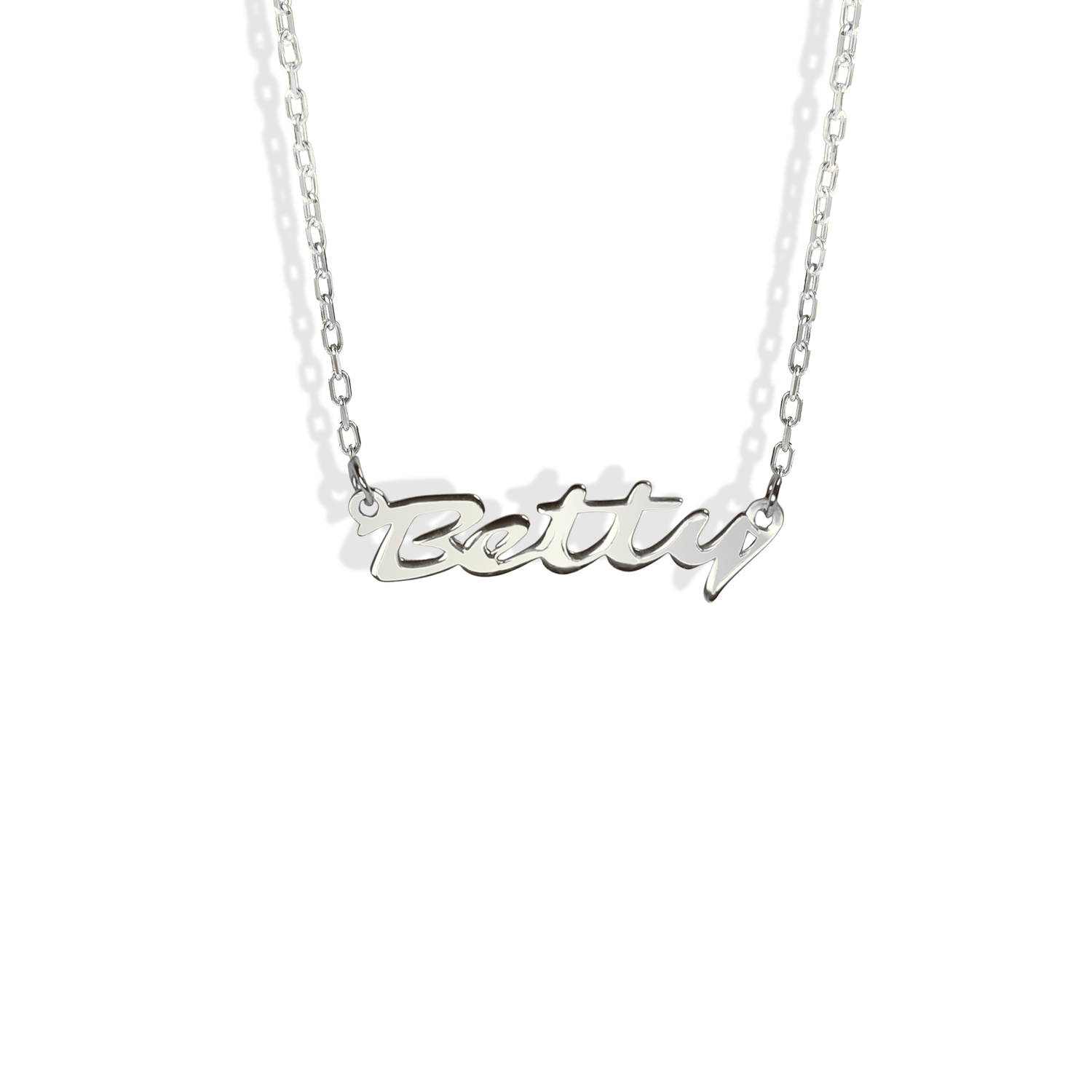 Elegant Personalized Name Custom Necklace 14K Gold