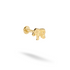 Elephant of Abundance Flatback Ear Piercing 14K Gold