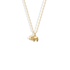 Elephant Pendant Necklace 14K Gold, a meaningful elephant jewelry piece and elephant lover gift inspired by wildlife and nature.