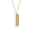 European Car License Plate Custom Necklace 14K Gold / Silver is a meaningful keepsake inspired by the iconic style of European license plates