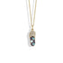 Eye Evil Eye Slippers Diamond Necklace 14K Gold