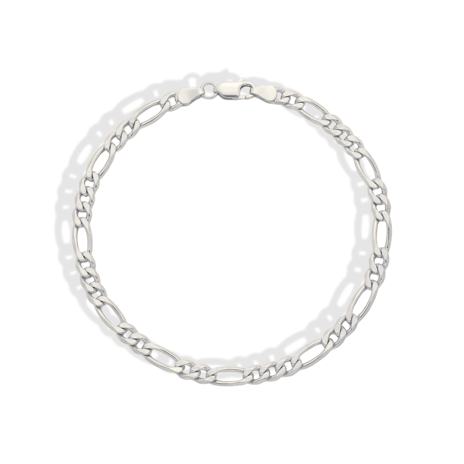 Figaro Chain Bracelet 14K Gold