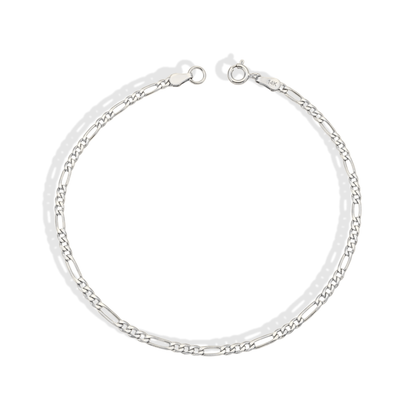 Figaro Chain Bracelet 14K Gold