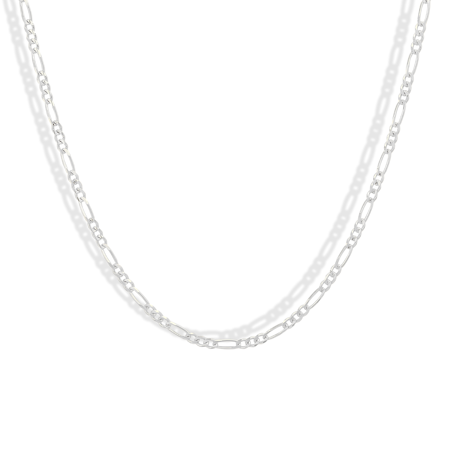 Figaro Chain Necklace 14K Gold