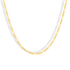 Figaro Chain Necklace 14K Gold is a classic design that blends elegance with modern style