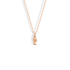 Rose gold fish charm, the pink tone warming the scale detail
