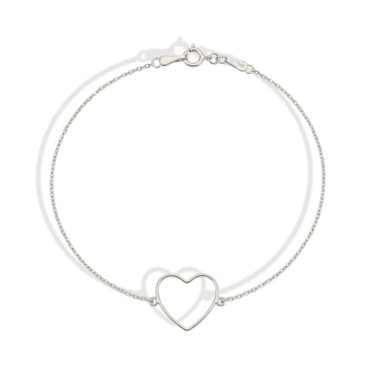 Frame Heart Bracelet 14K Gold / Silver