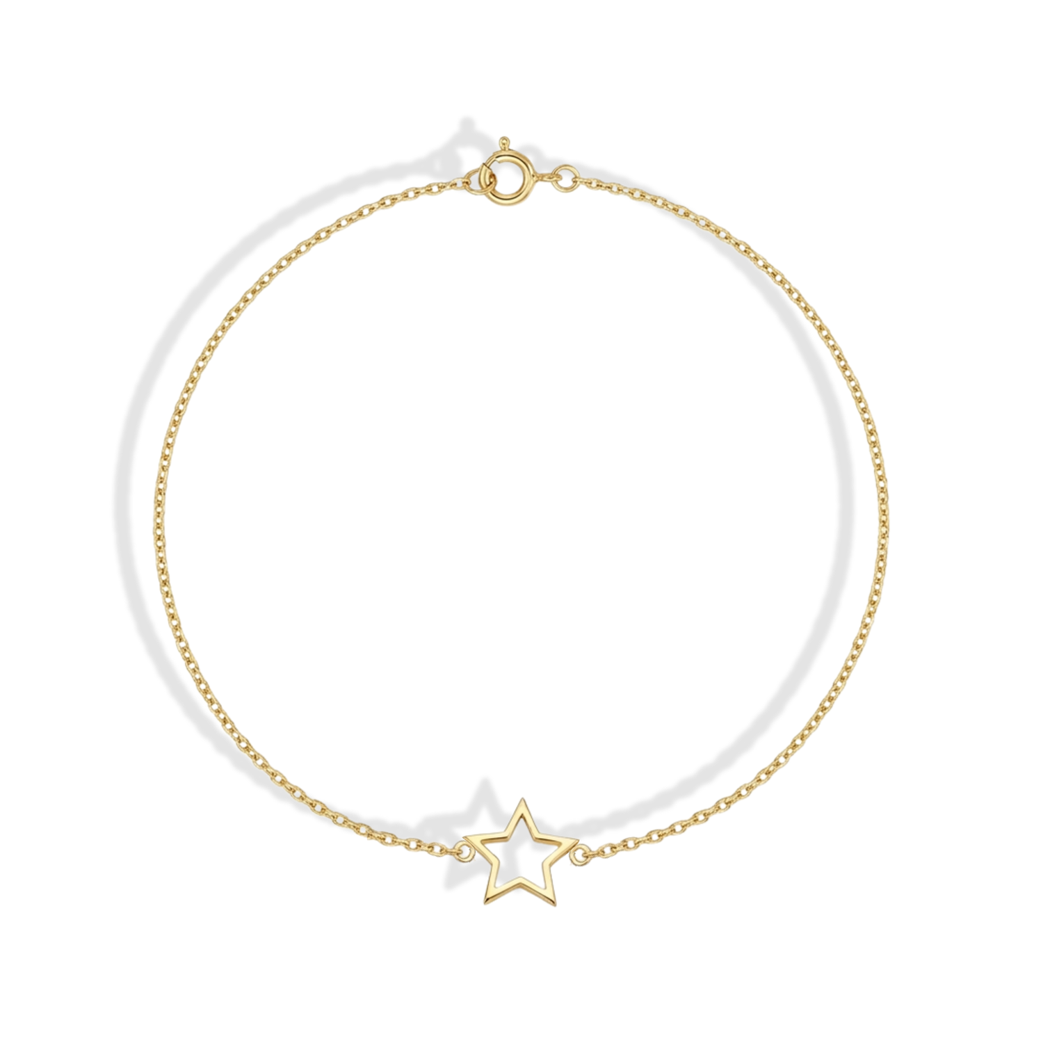 Frame Star Bracelet 14K Gold / Silver