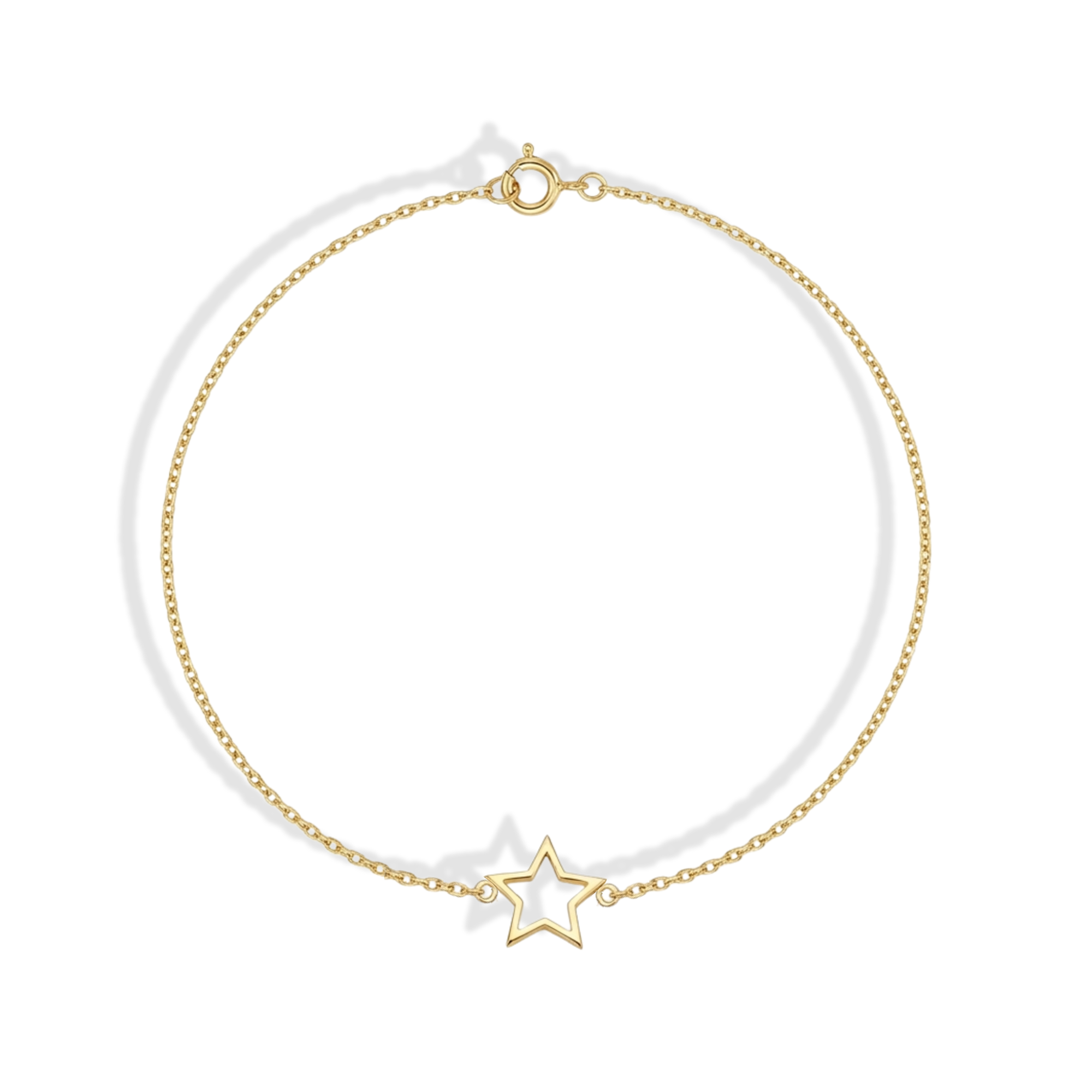 Frame Star Bracelet 14K Gold / Silver