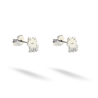Frog Earrings 14K Gold / Silver