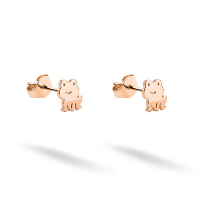 Frog Earrings 14K Gold / Silver