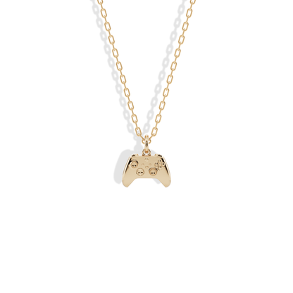 Game Controller Necklace 14K Gold / Silver