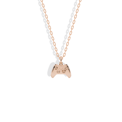 Game Controller Necklace 14K Gold / Silver