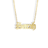 Gothic Personalized Old Name Custom Necklace 14K Gold