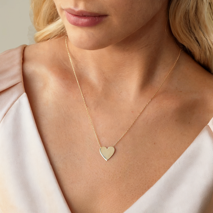 Heart Necklace 14K Gold