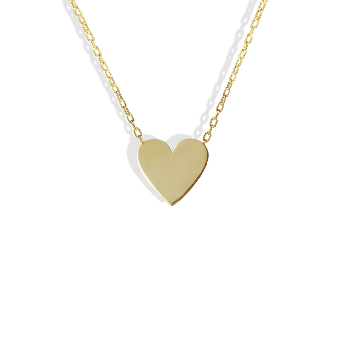 Delicate 14K Gold Heart Necklace