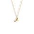 High Heel Shoe Pendant Necklace 14K Gold, the stiletto silhouette polished in yellow gold
