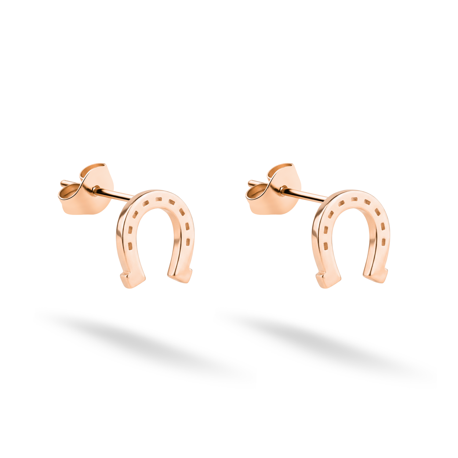 Horseshoe Earrings 14K Gold / Silver