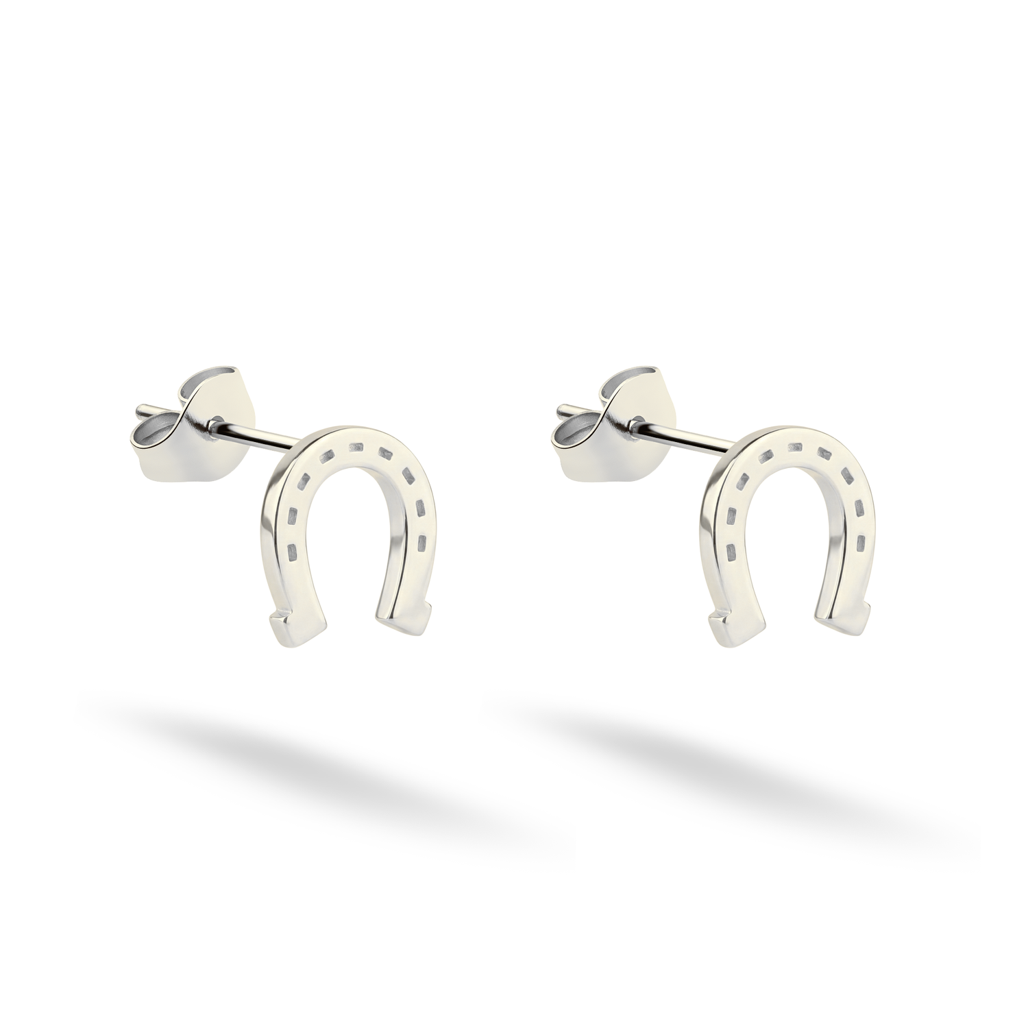Horseshoe Earrings 14K Gold / Silver
