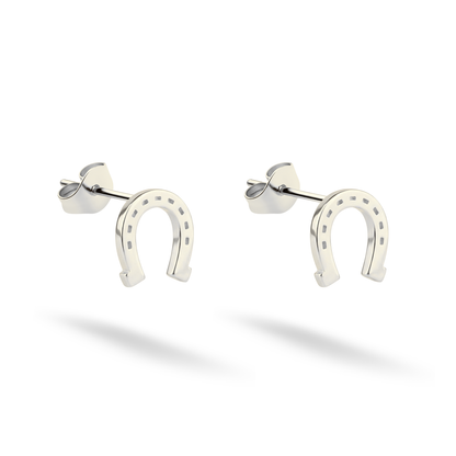 Horseshoe Earrings 14K Gold / Silver