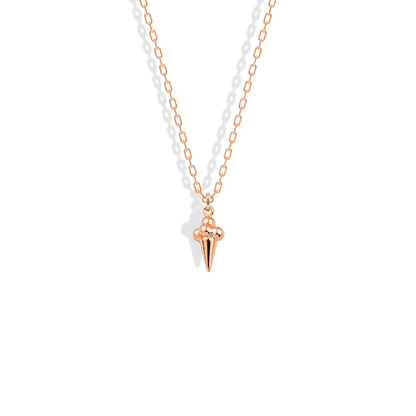 Ice Cream Pendant Necklace 14K Gold