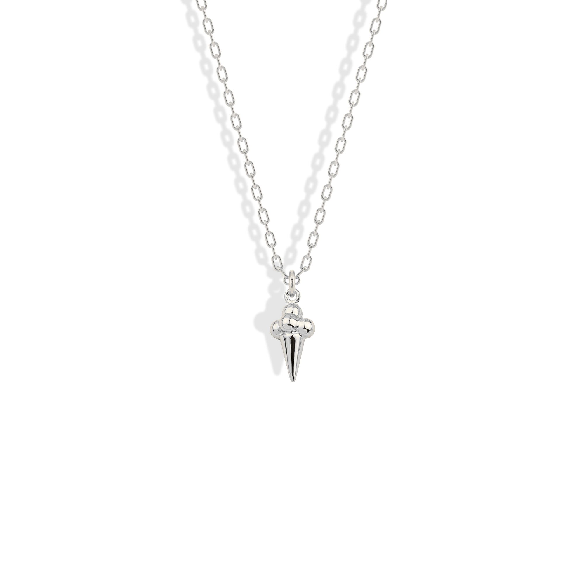 Ice Cream Pendant Necklace 14K Gold