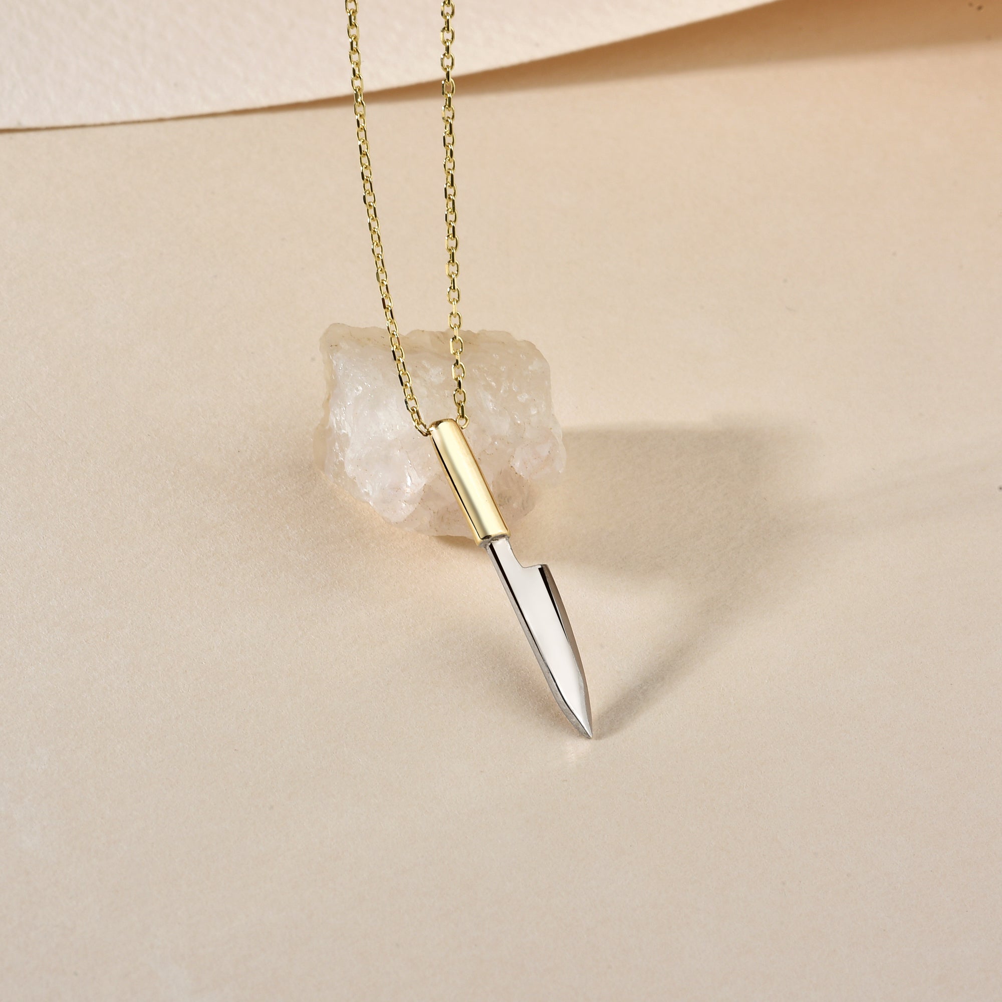 Knife Necklace 14K Gold / Silver