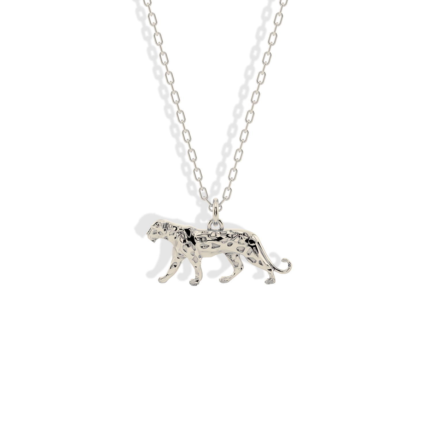 Leopard Pendant Necklace 14K Gold / Silver