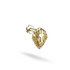 Lion Head Flatback Ear Piercing 14K Gold