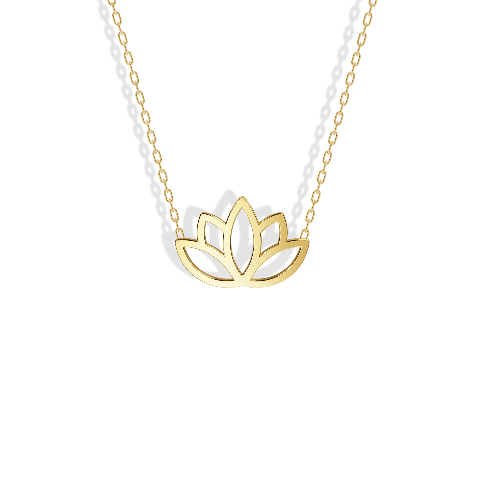 Lotus Flower Pendant Necklace 14K Gold / Silver, a delicate lotus pendant and lotus jewelry piece designed for everyday elegance and meaningful gifting.