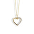 Love Heart Diamond Necklace 14K Gold