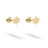 Maple Leaf Stud Earrings 14K Gold / Silver bring a delicate interpretation of nature-inspired design to your everyday style.